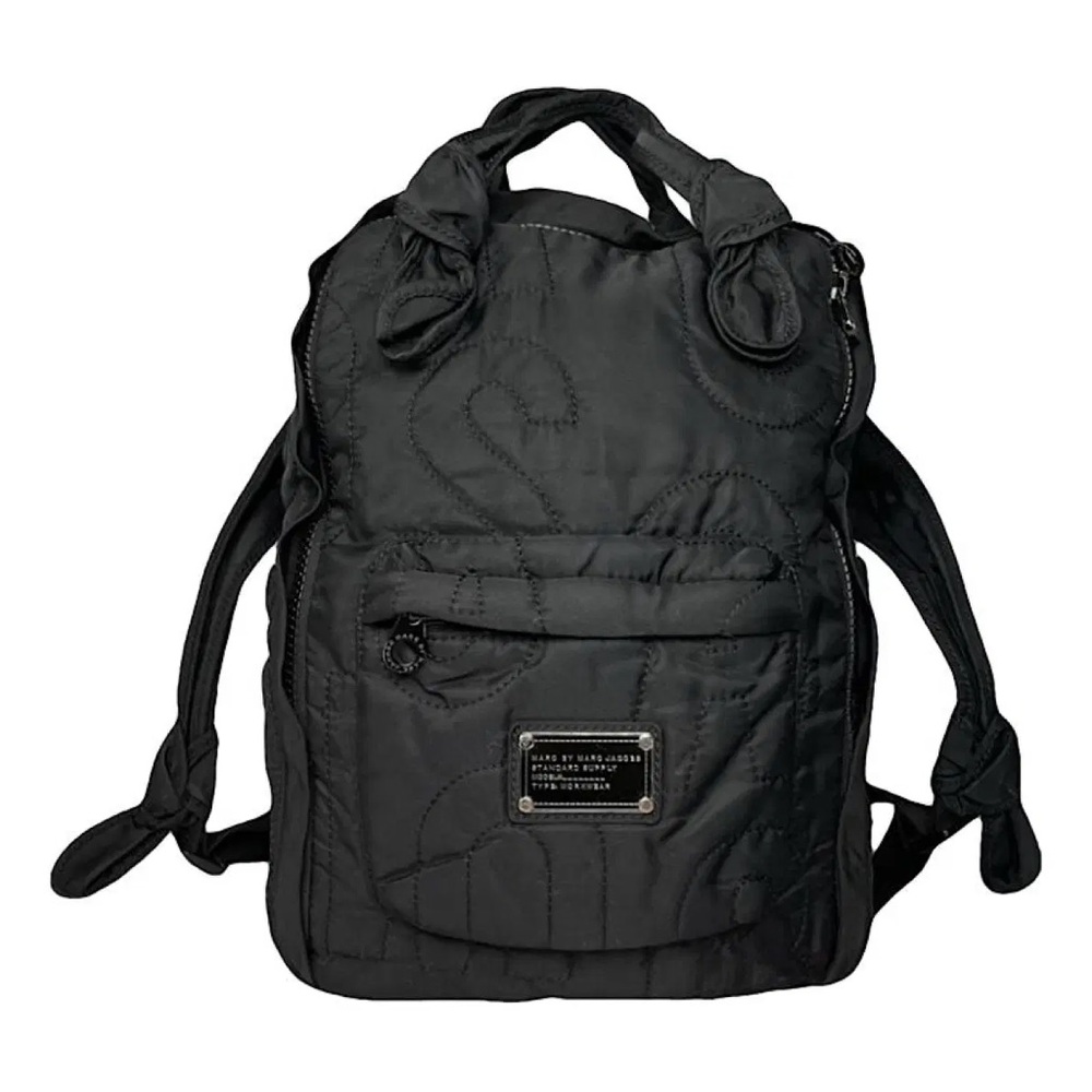 Marc by Marc Jacobs Black Quilted Nylon Backpack